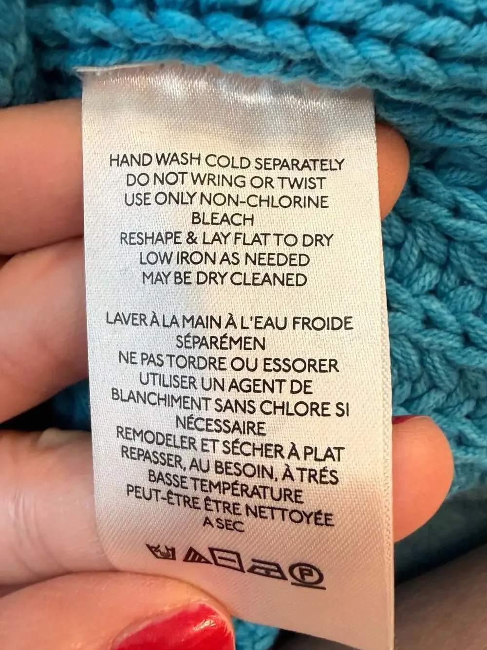 NWT Free People Bell Song Teal Cropped Ribbed Pullover Sweater Size S